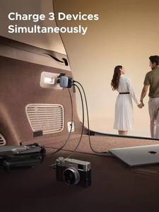 Cargador de Coche USB C Retráctil UGREEN de 90W, 3 en 1, <span class=keywords><strong>Carga</strong></span> Rápida Tipo C, Adaptador para Encendedor de Cigarrillos, Cargador de Coche para iPhone y Auriculares - Product Image 4