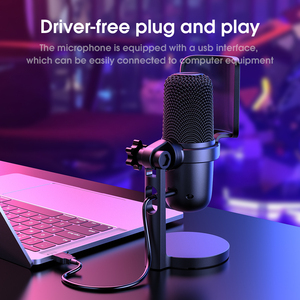 Onikuma <span class=keywords><strong>M</strong></span>-630 Đen Chuyên Nghiệp Podcasting Studio Vocal Condenser Ghi Â<span class=keywords><strong>m</strong></span> Mic Năng Động Microphone - Product Image 5