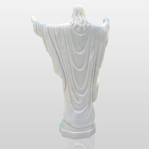Custom White Marble Jesus <b>Religious</b> Hand-Carved for Church Garden Memorial Use White Marble Sculpture of Jesus Crucifixion <b>Statu</b> - Product Image 5