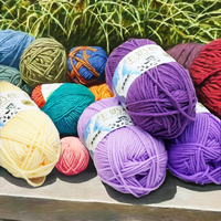 Kit de couture au crochet en fil tricoté à la main, 5 brins, coton de lait standard écologique, fabrication artisanale en gros, poupées pour bébés