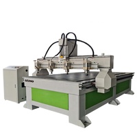 Routeur cnc multihead 3 axes 4 têtes 1325 routeur cnc pour sculpture sur bois avec système de contrôle DSP
