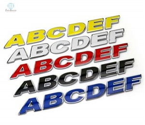 Logotipo de impresión en color de tamaño personalizado de alta calidad Emblemas de metal Insignias de <span class=keywords><strong>coche</strong></span> impermeables ecológicas - Product Image 6