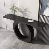 Table console pliable moderne ultra-étroite en ardoise, style italien, luxe léger, haut de gamme, pour salon, maison, hôtel