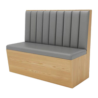 Ensemble de cabines de salle à manger modernes personnalisables Coussins confortables pour la maison Bars Cafés Restaurants modernes Disponibles en différentes tailles de couleurs