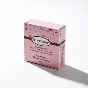 Rivecowe Special Herb No.8 Sebum Control <b>Compact</b> For Oily Skin <b>Makeup</b> Setting Powder - Product Image 1