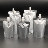 Pochettes à bec verseur personnalisées verticales pour lait, jus, huile, liquides, boissons, whey, avec embout réutilisable, pour pâtes