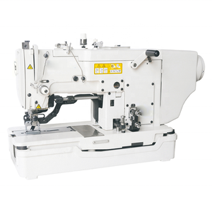 QK-781 High Speed Single Motor Direct Drive Computer-Controlled Flat-Bed Lock Industrial Buttonhole <b>Sewing</b> Machine - Product Image 2