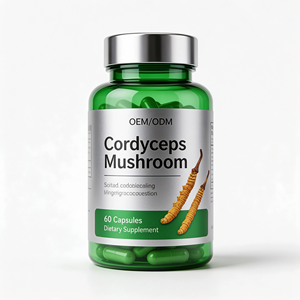 Cápsulas de Cordyceps OEM/ODM, Suplemento para la Salud, 500mg, Cordyceps Sinensis Silvestre Crudo - Product Image 1