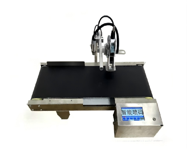 Automatic Expiration Date Ink Jet Printer Online Tin Can Plastic Bottle Expiry Date Printing Machine With Mini Conveyor