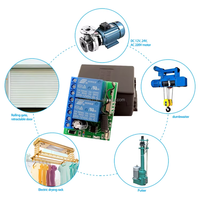 Récepteur RF sans fil 433 MHz / 315 MHz, interrupteur relais, relais DC 12V, module récepteur 2 canaux, code d'apprentissage 1527