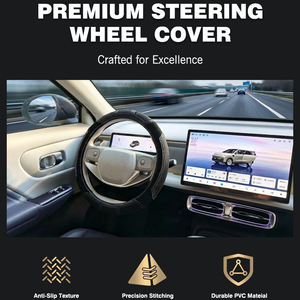 Funda para Volante de 3 Radios de Gran Tamaño para AC Schnitzer X6 E71 SUV 2010-, Material de PVC, Gran Agarre, Diseño Antideslizante - Product Image 3