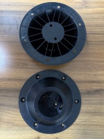 Nouvelle base de protection ABS anti-tremblement pour pieds de table de bateau FUTU RV, pour rénovation/amélioration