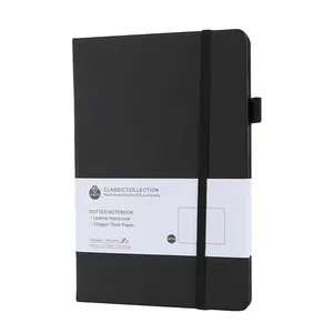 Vente en gros de cahiers de taille A4 A5 A6 bloc-notes agenda écriture personnalisée couverture rigide carnet de notes en cuir personnalisé