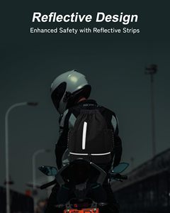Water-Resistant <b>Drawstring</b> <b>Backpack</b> with Shoe Compartment Multi-Compartment Design Versatile Lightweight Sport <b>Backpack</b> - Product Image 3