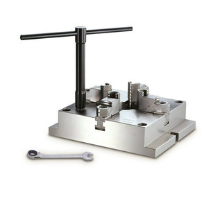 Mandrin manuel carré ultra-mince Mc-12, diamètre 100 mm, conique MT3, 50000 tr/min, précision 0,015 mm, pour montage de perceuse - Product Image 1