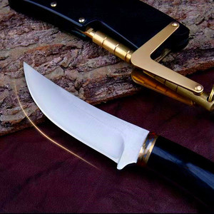 Hummingbird Handle Meat Knife with Sheath, Household Fruit Knife, <b>Kitchen</b> Sharp Peeler, Multi-functional Outdoor <b>Camping</b> Small - Product Image 2