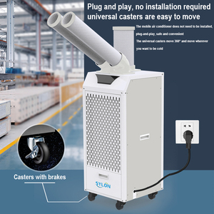 รีโมทคอนโทรลประหยัดพลังงาน Sylon 9000Btu 0.75 ตัน 1P ติดตั้งง่าย เครื่องปรับอากาศเคลื่อนที่แบบพกพาในโรงงาน - Product Image 4