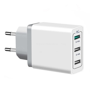 Chargeur USB 30W <span class=keywords><strong>rapide</strong></span> quick <span class=keywords><strong>Charge</strong></span> 3.0 avec 3 ports pour téléphone Mobile, adaptateur secteur avec 5V 2.4A max, pour Galaxy S10, S9, S8 Plus, <span class=keywords><strong>S7</strong></span> - Product Image 1