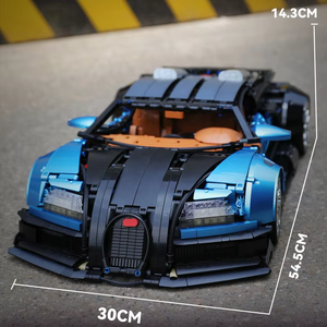 EN STOCK 10553 1:8 MOC Voiture de sport technique en blocs de construction Briques Modèle à assembler Jouets DIY pour garçons Coffret cadeau de Noël - Product Image 3