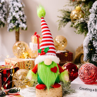 Jouet en peluche de noël Grinch Rudolph, poupée sans visage, cadeau de noël, décoration de fête, décoration de Table à la maison, nouvelle collection 2023