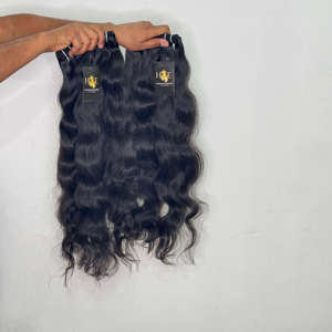 ผมมนุษย์หยิกดิบแบบไม่ผ่านกระบวนการผมสำหรับผู้หญิงผิวดำผมหยิกเป็นลอน - Product Image 1