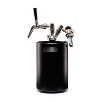 Kit de robinet de mini fût de bière portable Gal à double verrouillage à bille, mini fût de bière Cornelius