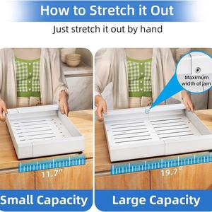 Hộc kéo tủ bếp đa năng, có thể mở rộng, chịu lực cao, ngăn kéo trượt, kệ kéo tủ có vách ngăn - Product Image 5