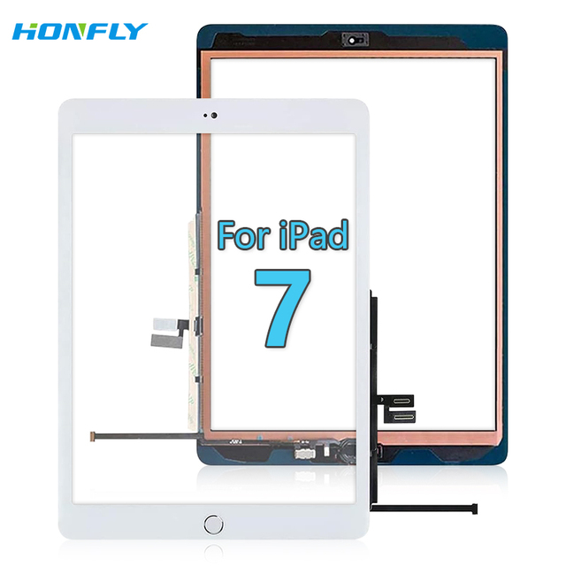 Honfly 10.2" Touch Screen Parts Replacement for ipad 7 7th Gen 8 8th Gen 2019 2020 White Oca Front Glass Panel Outer Display