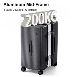 Mixi 2025 nouveau coffre bagages cadre en aluminium Valise De Voyage PC Hardshell Valise - Product Image 3