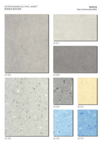 Hot Selling Vinyl boden bester Qualität 2mm bis 3mm dick 0,25-0,7mm Verschleiß schicht für Büro kindergarten Langlebiges Kunststoff material - Product Image 3