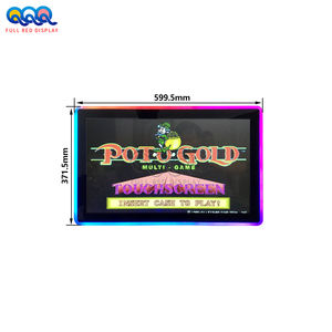 จอมอนิเตอร์4K เต็มจอ PCAP 23.6นิ้วหน้าจอสัมผัสสีทองใต้1366*768 3เมตรจอสัมผัสแบบอนุกรมพร้อมไฟ - Product Image 2