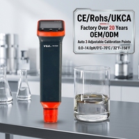 pH-mètre numérique portable VA1020, plage de pH 0-14, étanche, testeur PH65 pour l'eau, l'hydroponie, l'eau potable, personnalisable OEM