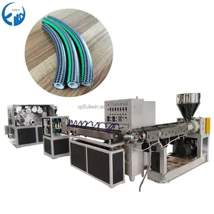 Plastic Soft Pvc Garden Fiber Braided Reinforced Pipe/hose/tube Extrusion Production Machine