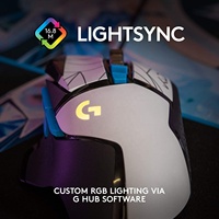 Ratón Inalámbrico para Juegos G502 Hero Light Speed 2.4 GHz Original, 16000dpi RGB 1000Hz, 11 Botones Programables, Ergonómico