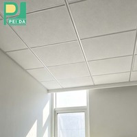 Panneau de plafond en Fiber minérale acoustique 600x1200