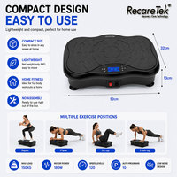 Plataforma Vibratoria para Ejercicios, Máquina de Ejercicio para el Hogar, Equipo de Fitness, Entrenador Cardiovascular