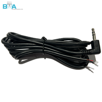 Câble AUX Mono TS Mâle à Angle Droit Personnalisé 90 Degrés 2,5 MM 3,5 MM Anti-Interférence pour Microphone, Casque et Voiture