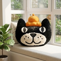 Peluche Gourd Toy Story 23 cm noire, version britannique, style JC, coussin décoratif super doux, anti-stress, B2B