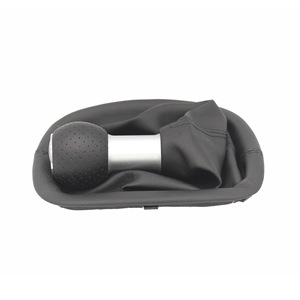 Pommeau de levier de vitesse en cuir perforé pour Volkswagen B5, transmission manuelle, pour Passat A3 5 6 vitesses - Product Image 1