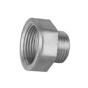 Reductor FM de latón cromado de 1" x 3/4" para tuberías de cobre - Product Image 1