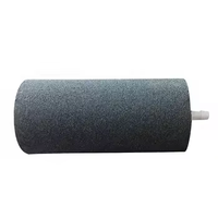 Diffuseur d'air cylindrique long gris foncé écologique à bulles ultra fines pour aquarium et bassin