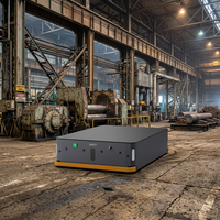 Robot AGV XBOT 300KG à usage intensif, véhicule mobile autonome pour le transport industriel en entrepôt, navigation magnétique, 6-8H