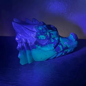 Crânes de dragon en agate volcanique polie et sculptée de haute qualité CrystalHola, taille 7 cm, tendance mode pour une décoration intérieure unique, vente en gros - Product Image 3