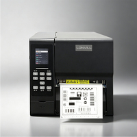 Impresoras Térmicas LONVILL con Pantalla de 2.3 Pulgadas, Panel de 10 Botones, Impresora RFID Inteligente de Transferencia Térmica Industrial de 600dpi para Etiquetas Colgantes