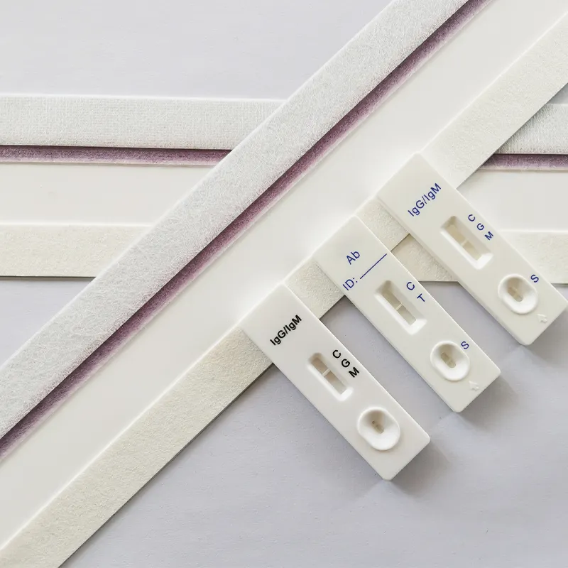 Antigeen Antilichaam Snelle Test Een Stap Apparaat Laterale Flow Assay Ongesneden Vel Strips Oem Fabriek
