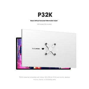 Kuycon 32inch 4K Graphic Design Monitor 3840*2160 IPS <strong>Display</strong> Aluminium Alloy Shell For Gaming Business Designers DP Type-c - Product Image 1