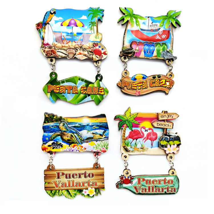 Mozaïek Stijl Barcelona Spanje 3D Koelkast Magneet Reizen Souvenir Gift, Huis & Keuken Decoratie Magnetische Sticker Barcelona Koelkast Magneet Collectie Ronde