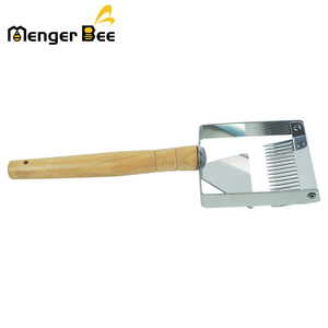 Herramientas de apicultura de 17 agujas al por mayor, cuchillo de madera para destapar peine de miel, raspador de cera para destapar con mango de madera - Product Image 6
