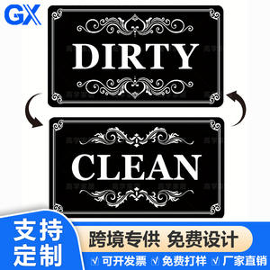 Imanes Personalizables de Doble Cara para Lavavajillas y Refrigerador con Eslóganes de Limpieza y Suciedad, Más Vendidos - Product Image 2