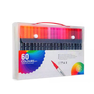 Juego de rotuladores de acuarela de 12 colores con punta doble para principiantes y útiles escolares - Product Image 5